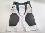 CHAMPRO Tri-Flex 5-Pad Integrated Girdle, WHITE , GREY INSET, Adult X-Large XL