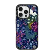 iPhone 16 Pro Impact Case MagSafe Compatible Dark Floral