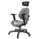 GXG 雙軸枕 雙背工學椅(2D升降手) 中灰網座 TW-2706 EA2