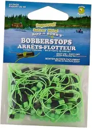 ROD N BOBBS Bobber Stops with Glow Beads (15-Pack)