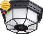 HZ-4300-BK Ceiling Motion Light Black Bulb Not Included