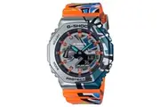 Casio G-Shock GM-2100 GM-2100SS-1A Street Spirit Graffiti CasiOak Metal Case Men's Watch (Orange) (2Y Replacement Warranty) GM2100SS-1A
