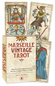 MARSEILLE VINTAGE TAROT Boxed Deck & Book Card Set cards pagan wicca witch craft