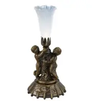 Meyda Tiffany 12989 12" Tall Novelty Table Lamp - Copper