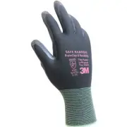 3M Safe Handers 512 Gray Nitrile Foam Coated Work Safety Gloves (10 Pairs)M i