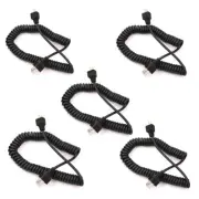 5x 8Pin Cord Microphone Cable for Yaesu FT-450 FT-817/857 FT-897 FT-817D/857D