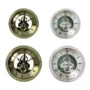 Retro Roman Numeral Clock Metal Perspective Wall Clock for Clock Replacement