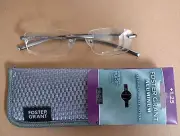 +1.25 Foster Grand Aluminum Reading Glasses