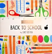 MODA FABRICS "BACK TO SCHOOL" CHARM PACK BTCP