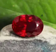 Natural Certified Pigeon Blood Red Ruby 16.75 Oval Unheated Loose Gemstone