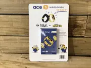 New Fitbit Minions Ace 3 Activity Tracker Special Edition w/ Yellow + Black Band