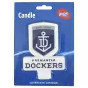 Fremantle Dockers Freo AFL Team Logo Birthday Candle