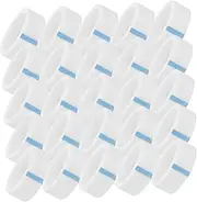 MUSISALY 20 Rolls Lash Extension Tape Non Woven Fabric Adhesive Eyelash Tape Lash for Extensions White