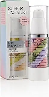 Super Facialist Skin Perfecting Primer - Base Face Primer to Hydrate, Protect & Refine with Colour Corrector Technology, Hyaluronic Acid & Niacinamide, Vegan Friendly Make Up Primer, 30ml