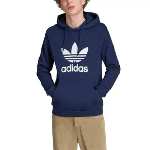 【adidas 愛迪達】連帽長袖T恤 外套 運動褲 TREFOIL HOODY 男女 A-IM4489 B-IM4496 C-IM9408 精選十二款