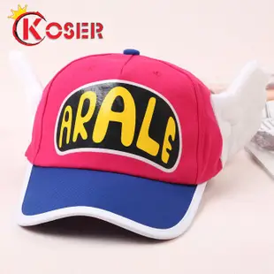 Coser KING 動漫角色扮演透氣網帽帽子博士 Slump Arale Angel Wings 彩色夏季網眼帽子成人