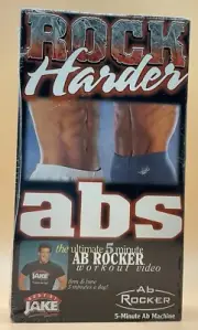 Rock Harder Abs VHS 1999 **SEALED NEW** **Buy 2 Get 1 Free**