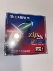 FACTORY SEALED Fujifilm 250 MB Zip Disk IBM Format ZIP250 Atom Akai Sampler New