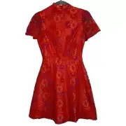 ASOS NWT Bright Floral Crochet Lace Shift Mini Dress 2