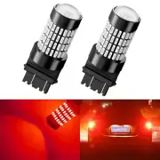2X AUXITO 3157 4157 4057 102-SMD Red LED Turn Blinker Signal Corner Light Bulbs (for: Renault)