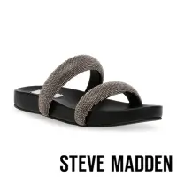 在飛比找momo購物網優惠-【STEVE MADDEN】TRACER-R 水鑽雙帶平底拖