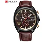 Relogio Masculino CURREN Watch Men Waterproof Chronograph Sport Military Male Clock Top Brand Luxury Leather Man Wristwatch