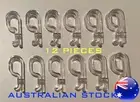 12 x CHAIN TENSIONER - CLEAR - CHILD SAFE - FOR ROLLER VERTICAL ROMAN BLINDS
