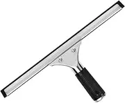 Multi-Purpose Squeegee, Professional Stainless Steel Squeegee with Rubber Blade, Shower Screen Cleaner, Multi Squeegee for Bathroom,Kitchen,Mirror,Car,Window and Glass Cleaning