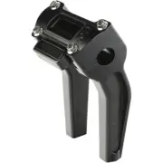 Thrashin Supply Black 6.5" w/ Gauge Cutout Handlebar Pullback Riser TSC-6500-1