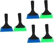 JECOMPRIS 3sets Window Mirror Film Out Sticker Auto Film Wrap Squeegee Scratch Car Scraper 2pcs*3