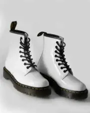 Dr. Martens Women's 1460 BEX Platform White Patent Lamper Leather 8-Eye US 7