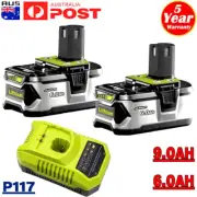 18V 9.0Ah Battery For Ryobi P108 ONE Plus P102 P104 P105 P107 P109 P108