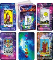 Vitacera Tarot Cards for Beginners , Card Deck with Guidebook, Keywords, Yes or