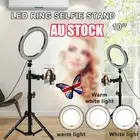 10" USB Dimmable LED Ring Light Mini Tripod Stand Selfie Circle Lamp Make Up AT