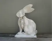 Large Wood Easter Bunny / Rustic Easter Decor / Handmade in the USA Prim Easter