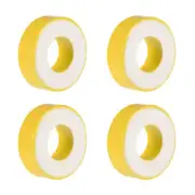4pcs 16 x 33.6 x 11.3mm Ferrite Ring Iron Powder Toroid Cores Yellow White