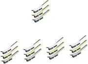 Healeved 5sets Powerful Gas Stove Cleaner Brush Oven Grill Fryer Scraper Wire Brush for Kitchen Cleaning Stove Gap 3pcs*5