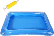 Pool Foot Bath,Portable Pool Foot Soak Basin - Inflatable Foot Soaking Bath Basin, Foot Wash Bath Tub with Inflator for Pool Entry Ladder