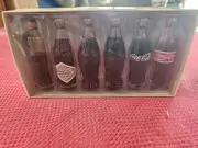VTG Evolution of The Coca-Cola Contour Bottle Miniature Coke 1998 Set-READ!