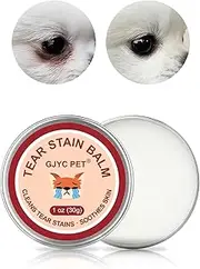 Remove Tear Stain, Pet Eye Stain Remover for Dogs Cats, Gunk Discharge, Facial Cleansing with Natural Tear Eye Stain Solution