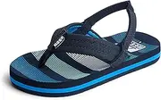 REEF Little Ahi Unisex-Child Beach Flip Flop, Soft Cushion Footbed, Water Friendly, Backstrap