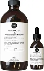 [Orku] 1L Pure Emu Oil + Bonus 25ml Bottle - Australian Dromaius Novaehollandiae
