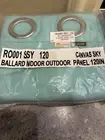 NWT Ballard Designs Sky Blue Outdoor Sunbrella CanvasCurtains 50x108 Retail $199