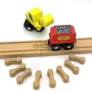 8 PACK of DOG BONES - 20% Wood Fiber - Wooden Train Tracks Thomas - Brio - IKEA
