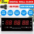 Digital LED Wall Clock with Date Display and Temperature with 36cm Large Display
