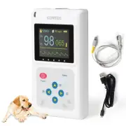 Handheld Veterinary Pulse Oximeter CMS60D-VET with Tongue SpO2 Probe+PC Software