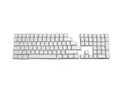 Rgb 108 Keycaps Ansi Layout Pbt White Pudding Double Skin Backlit Keycap Set