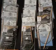 HUGE Lot 12 NEW addi Natura Bamboo Turbo Circular Needles SKACEL + 1 Turbo Brass