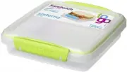 Sistema 450ml Sandwich Box to Go, One Box (Colors May Vary)