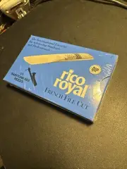 Rico Royal French File Cut #2 Baritone Sax Reeds Sealed Box of 10